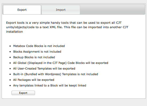 export-feature