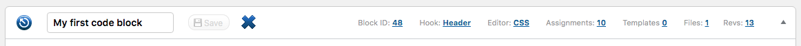 CJT Code Block Toolbar